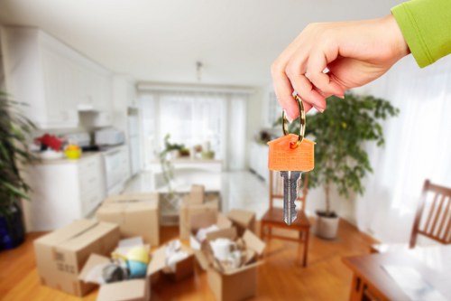 Volume-based storage estimate for a flat or house move